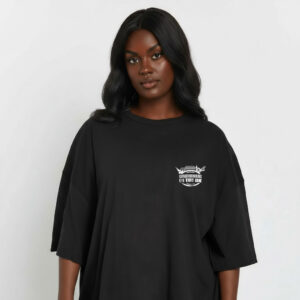 rond point tee female black