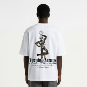 rond point white tee male