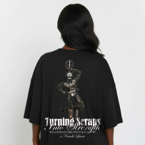 rond point tee female black